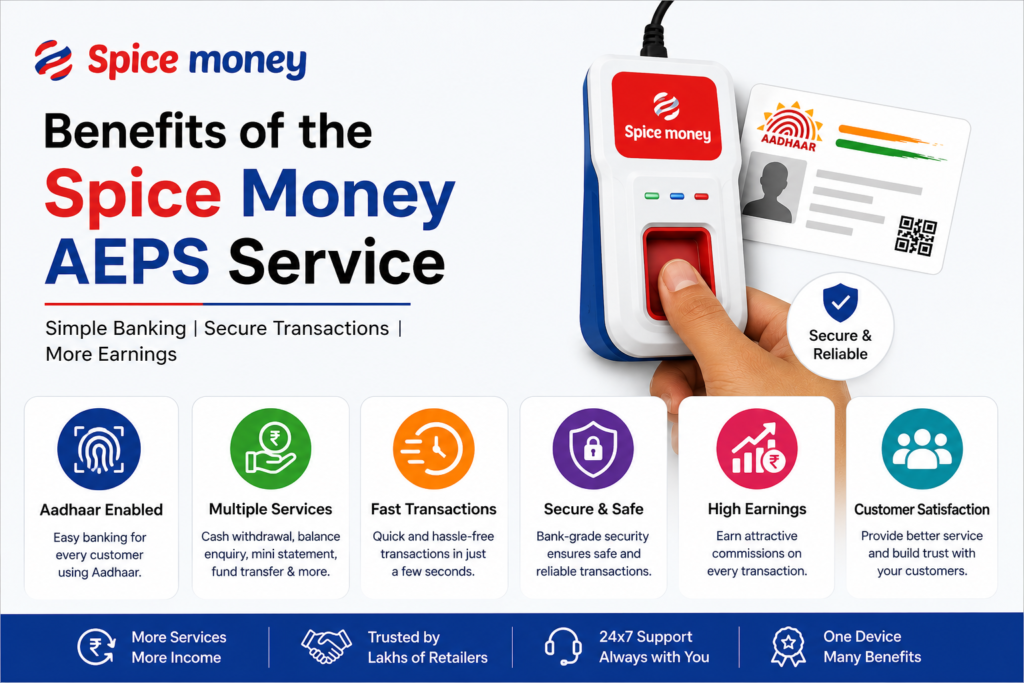 Benefits of the Spice Money AEPS Service 