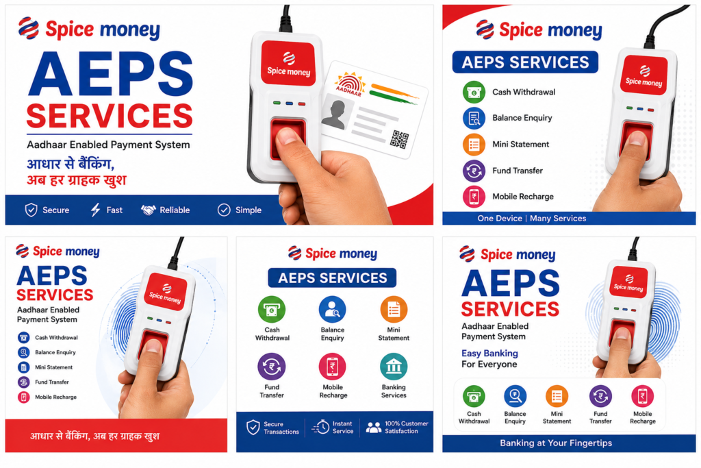  Spice Money AEPS Service